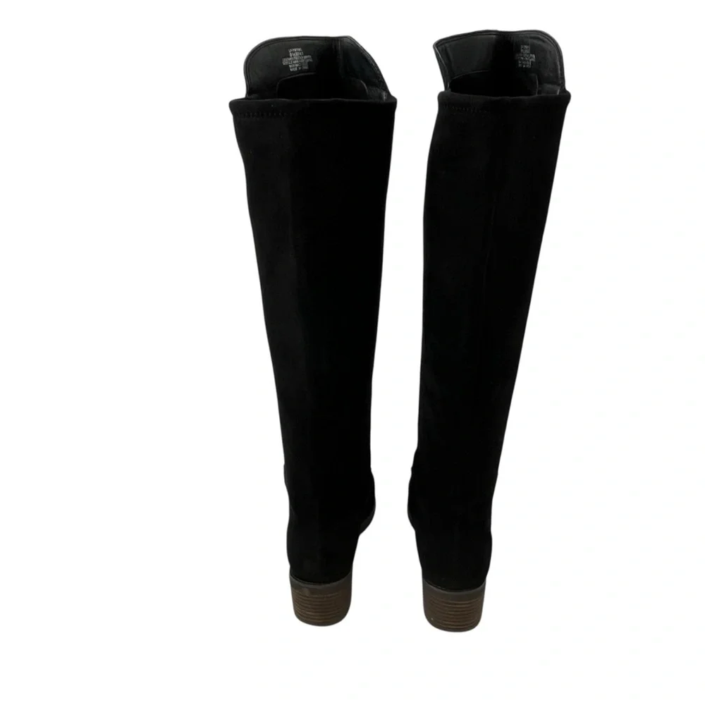 Lucky brand Black genuine, leather suede‎ Over-the-Knee Boots size 9 1/2